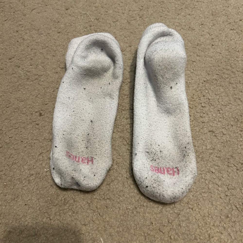 Well worn women’s socks